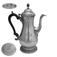 Georgian Silver Coffee Pot  1771